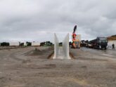 Bosch Beton - Keerwanden voor vijf sleufsilo's bij Morten Dalby in Hovborg (DK)