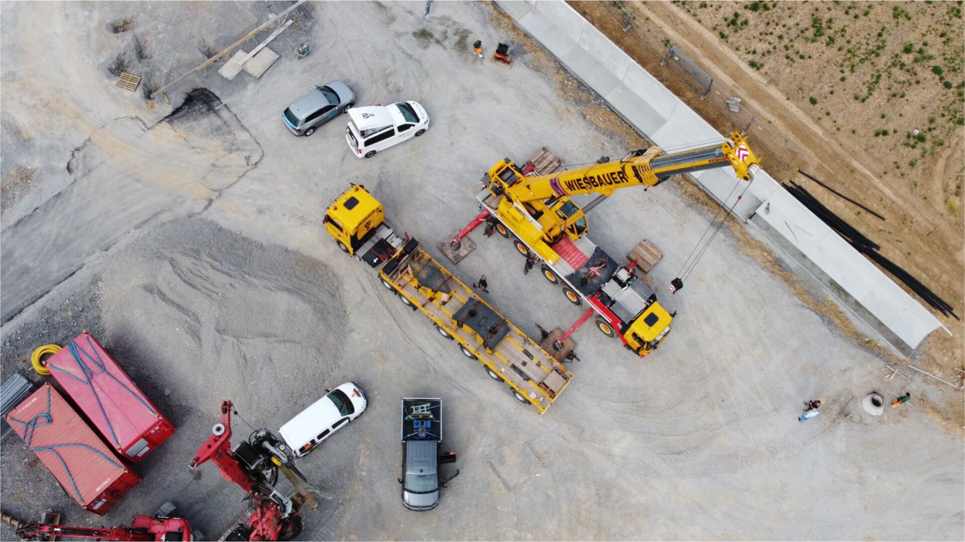 Bosch Beton - Keerwanden Aldi-vestiging in Abstatt