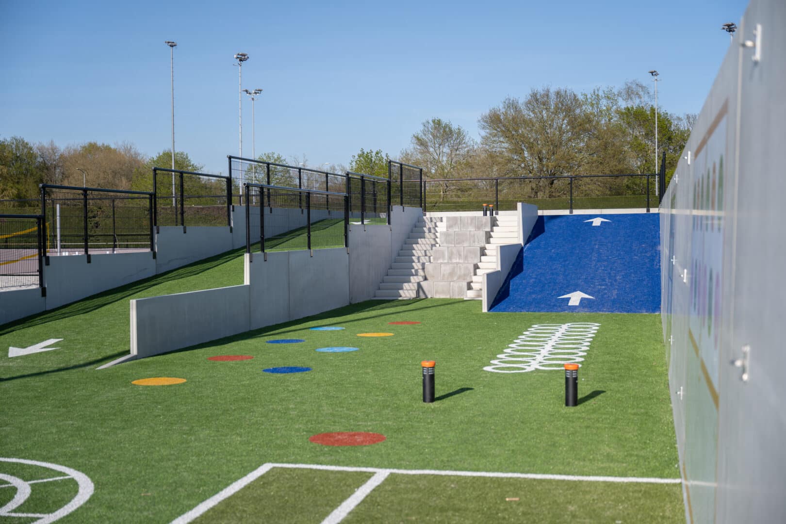 Keerwanden Bosch Beton voor nieuw multifunctioneel sportpark