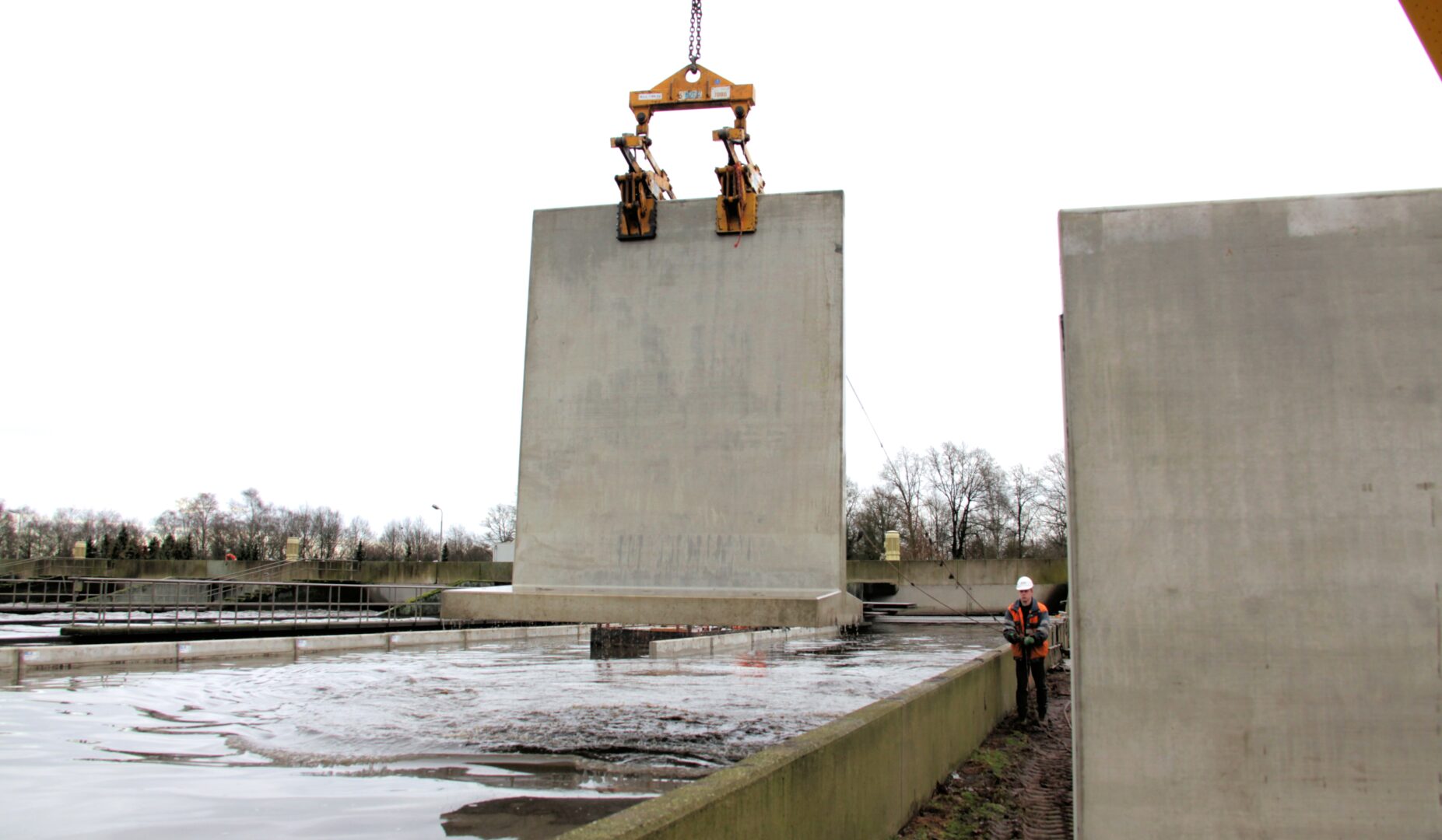 Bosch Beton - Innovatieve oplossing onder water voor rwzi De Sumpel in Almelo